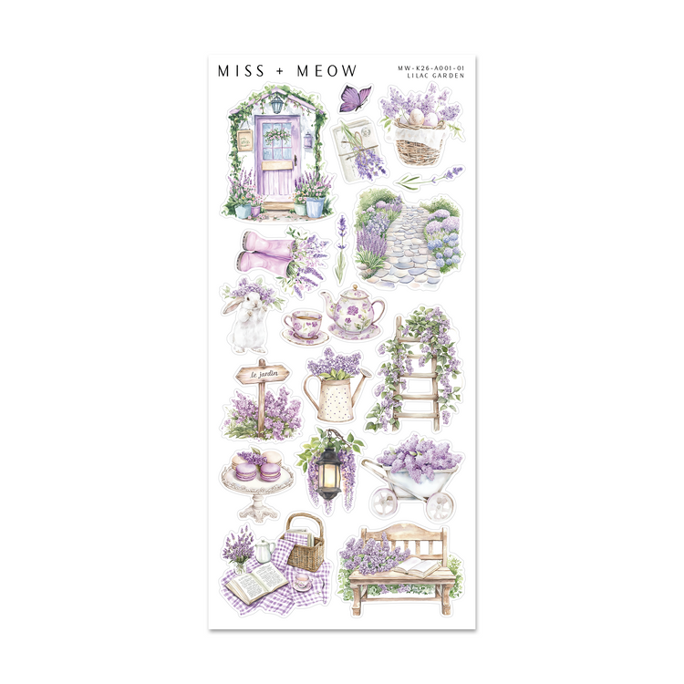 Lilac Garden | Add-On Stickers