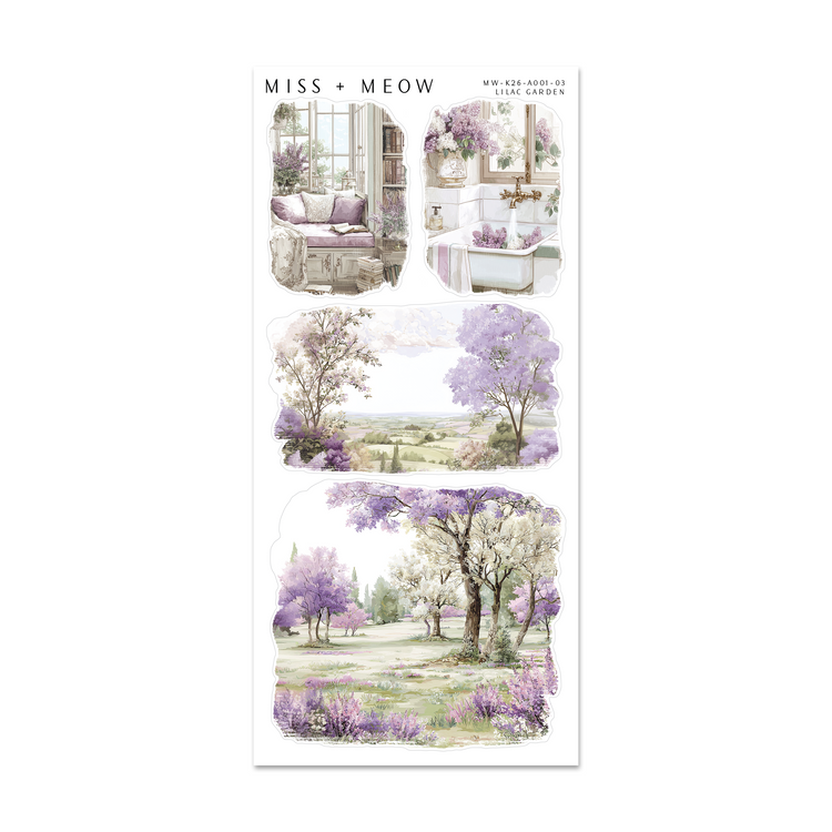 Lilac Garden | Add-On Stickers
