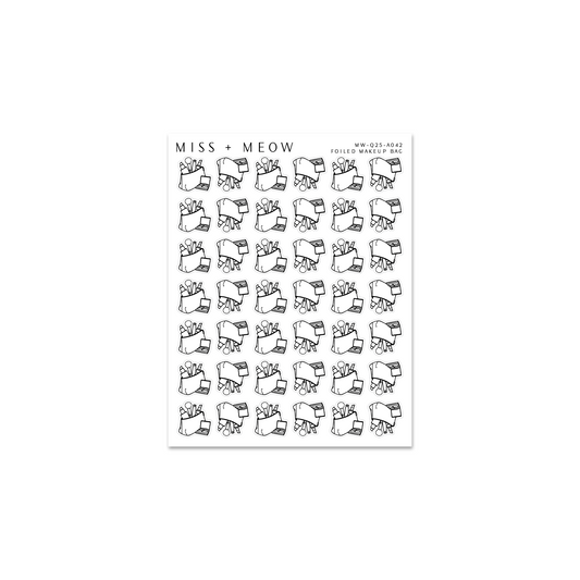 Icons | FOILED Makeup Bag