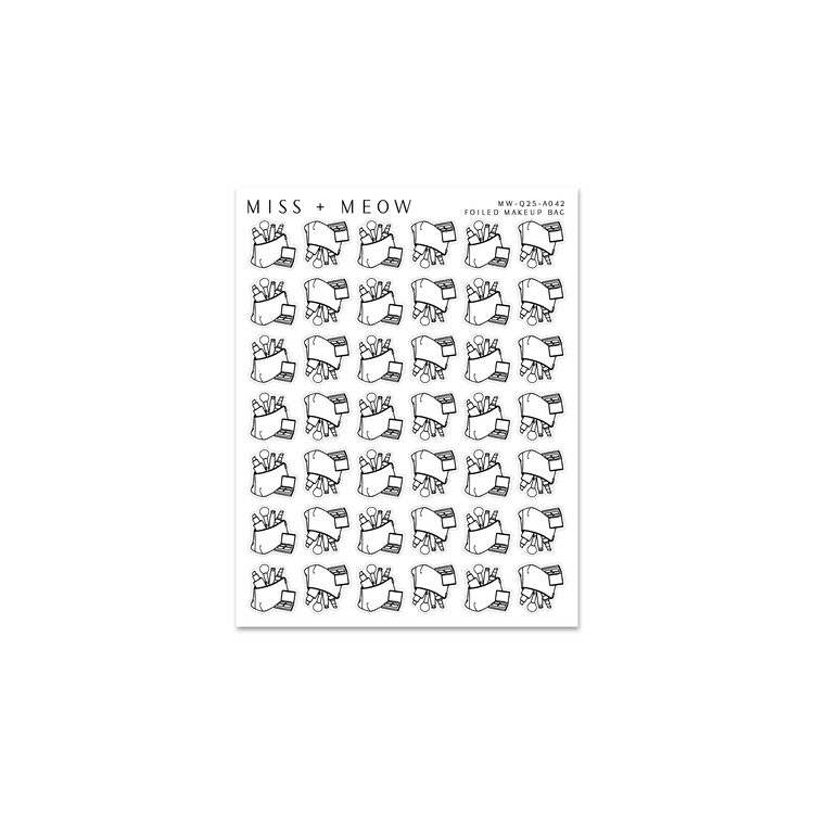 Icons | FOILED Makeup Bag