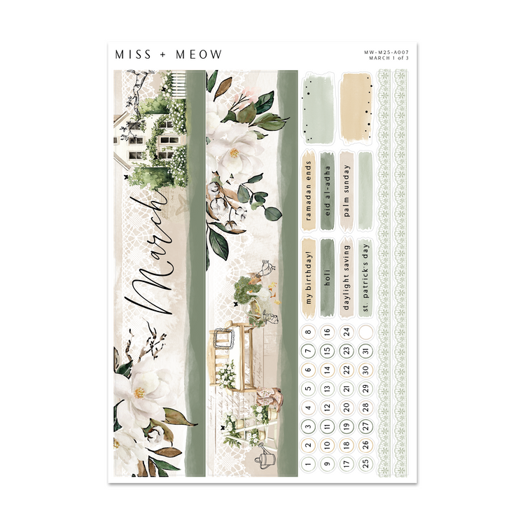 March 2026 | Foiled Monthly Sticker Kit