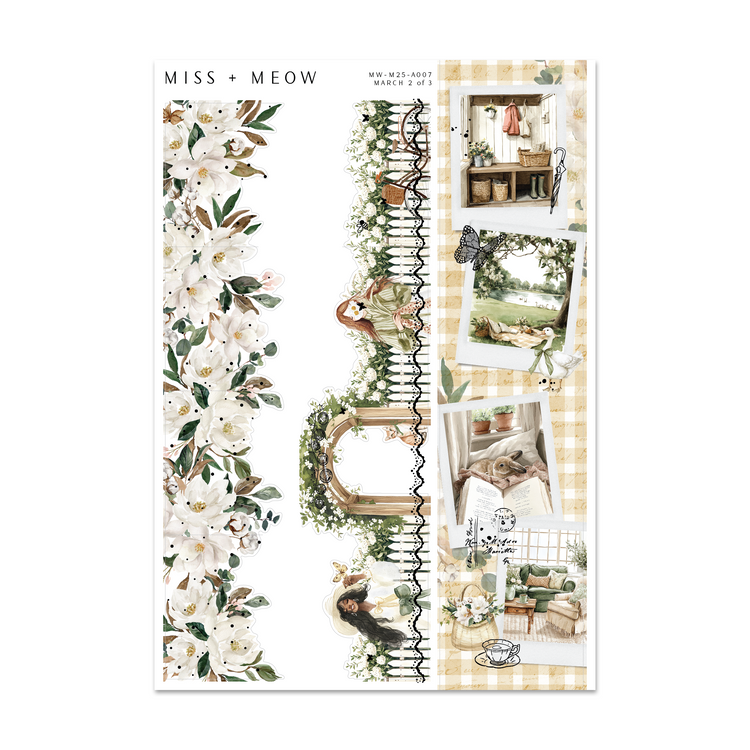 March 2026 | Foiled Monthly Sticker Kit