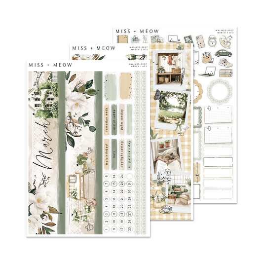 March 2026 | Foiled Monthly Sticker Kit