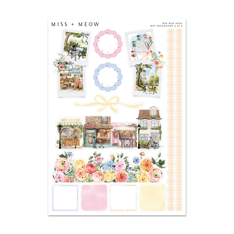 May 2026 Dashboard | Foiled Sticker Kit