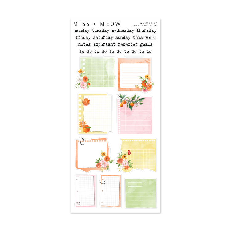 Orange Blossom | Add-On Stickers