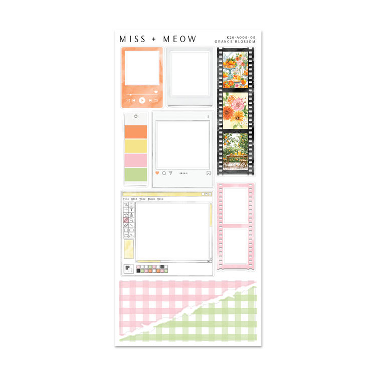 Orange Blossom | Add-On Stickers