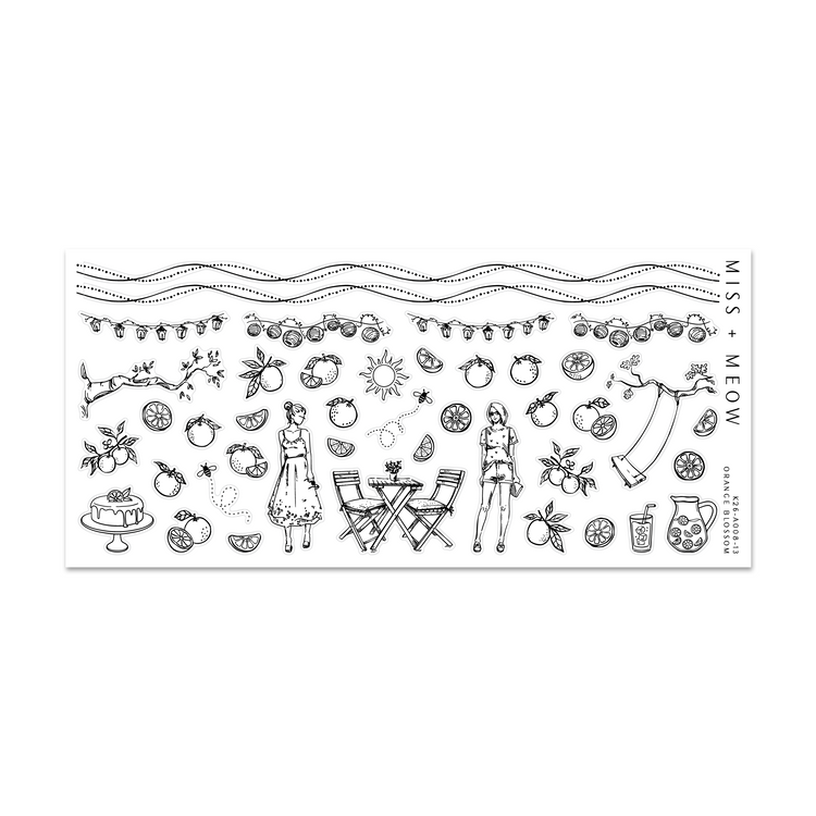 Orange Blossom | Foil Stickers