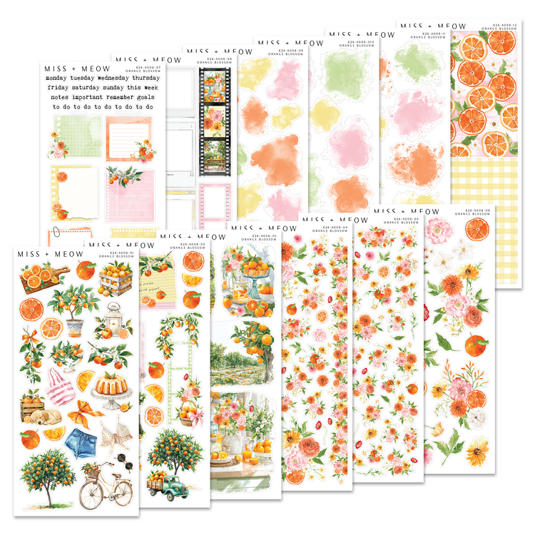 Orange Blossom | Add-On Stickers