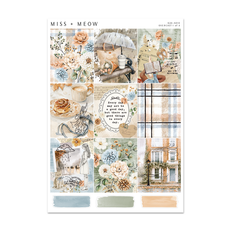 Overcast | Foiled Sticker Kit