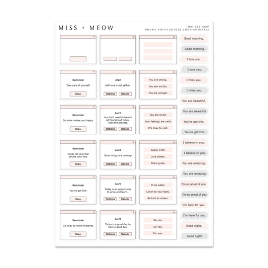 Deco | Phone Notifications (Motivational)