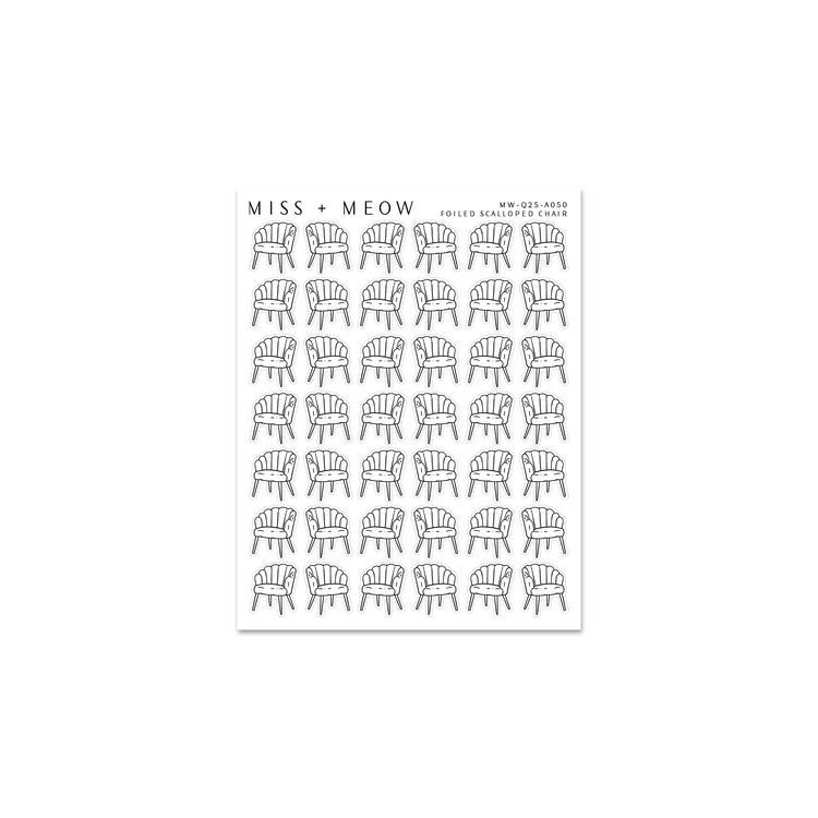 Icons | FOILED Scalloped Chair