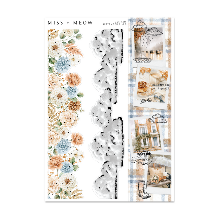 September 2026 | Foiled Monthly Sticker Kit
