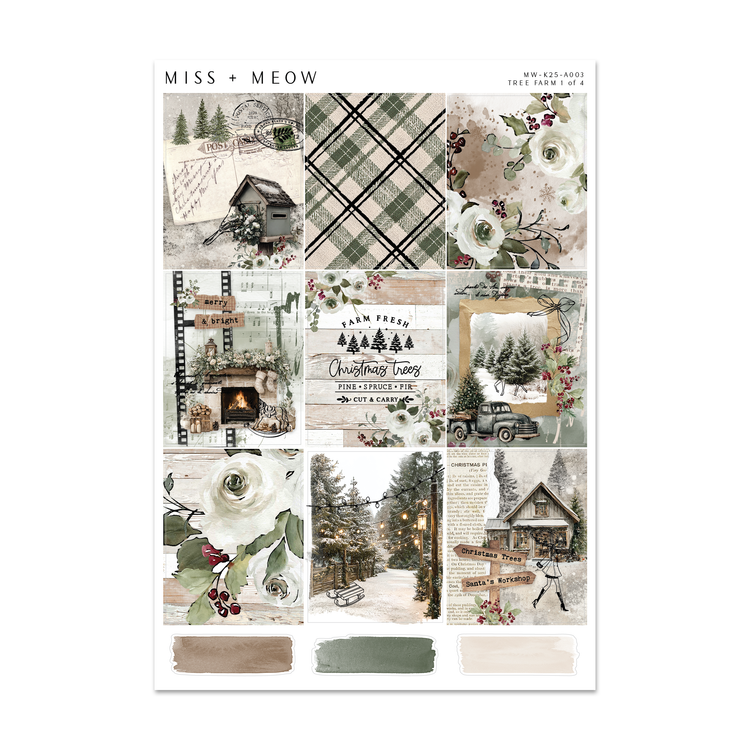Tree Farm | Foiled Sticker Kit