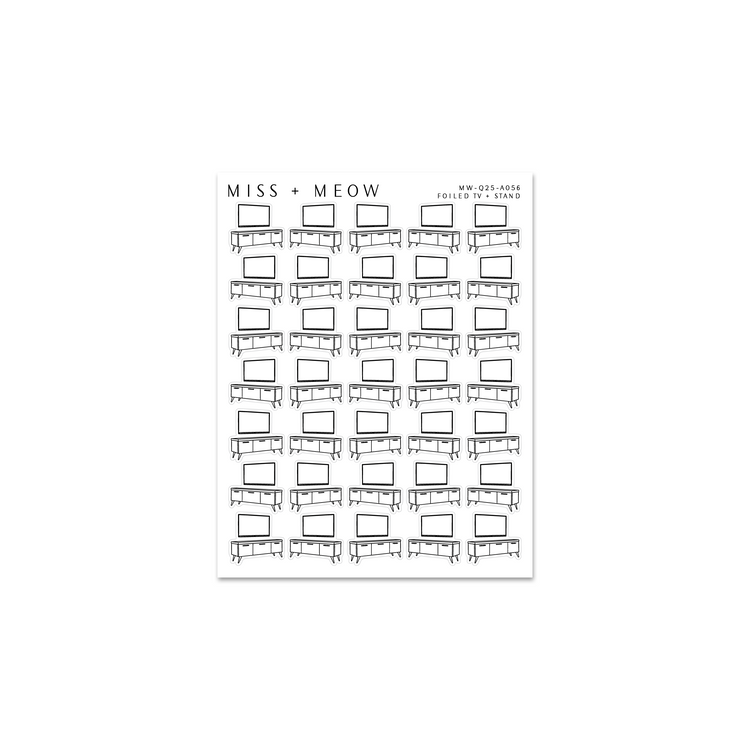 Icons | FOILED TV + Stand