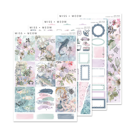 Under the Sea | Foiled Sticker Kit