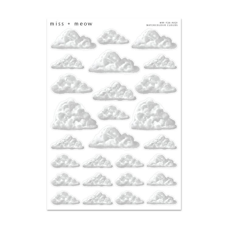 Deco | Watercolour Clouds