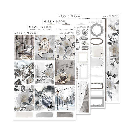 Winter Silence | Foiled Sticker Kit