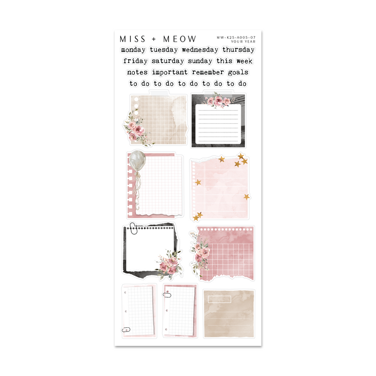 Your Year | Add-On Stickers