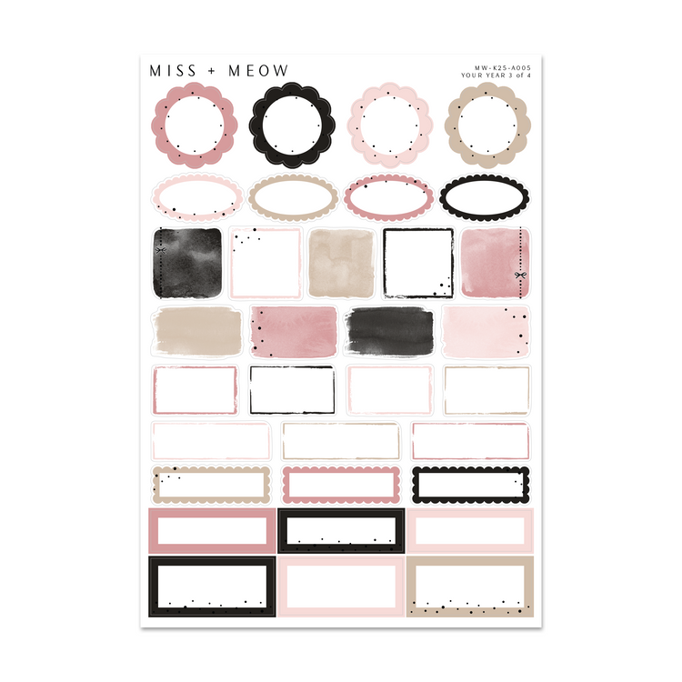 Your Year | Foiled Sticker Kit